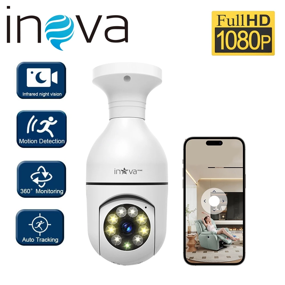 Câmera De Segurança Smart WiFi - INOVA - MD-20158